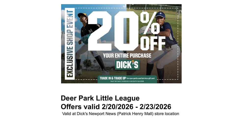 Dick’s Appreciation Weekend 